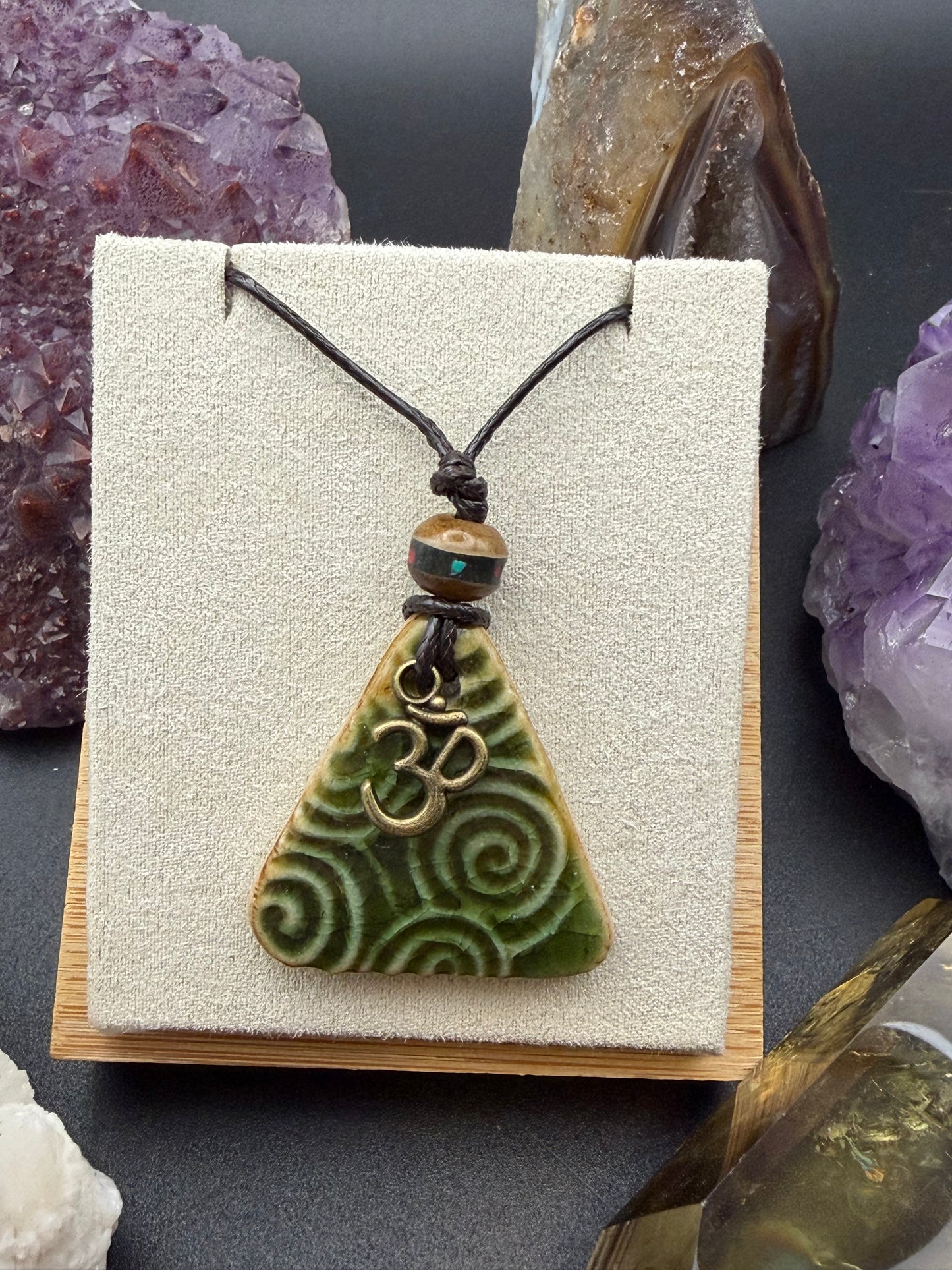 Clay Pottery Necklace