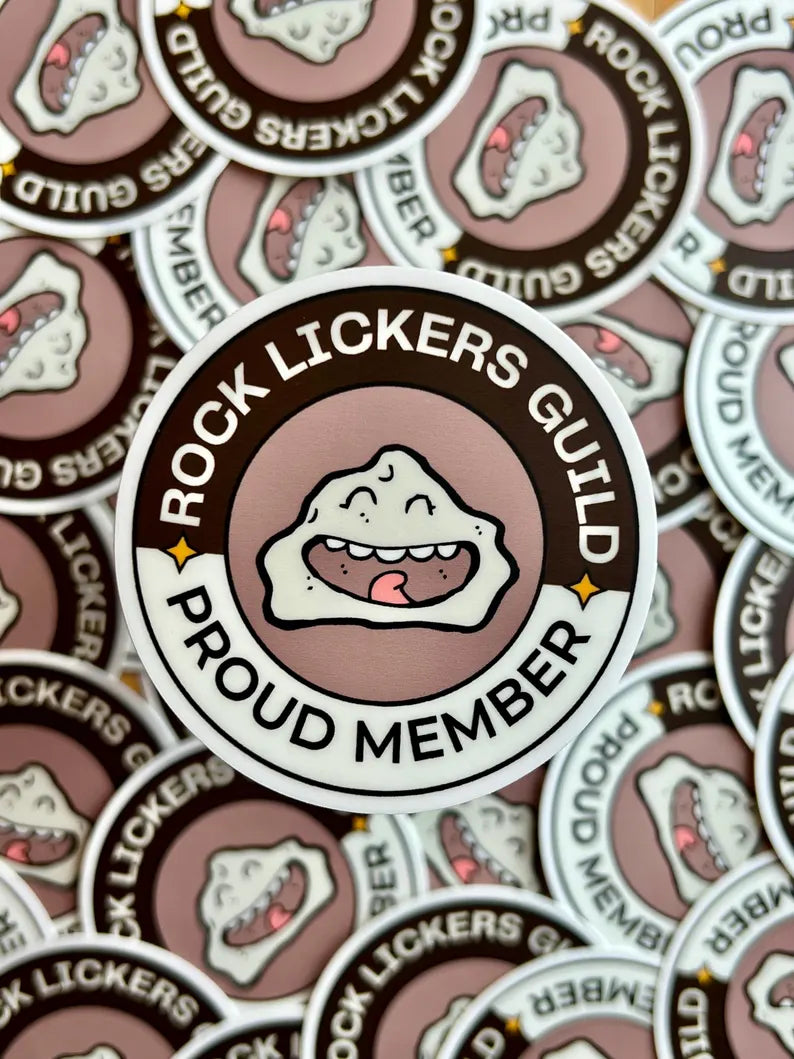 "Rock Lickers Guild" Vinyl Sticker