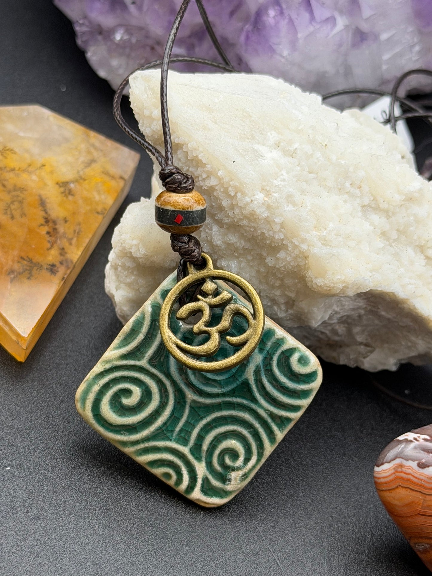 Clay Pottery Necklace