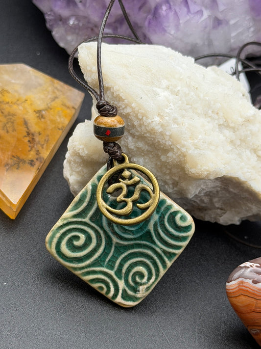 Clay Pottery Necklace