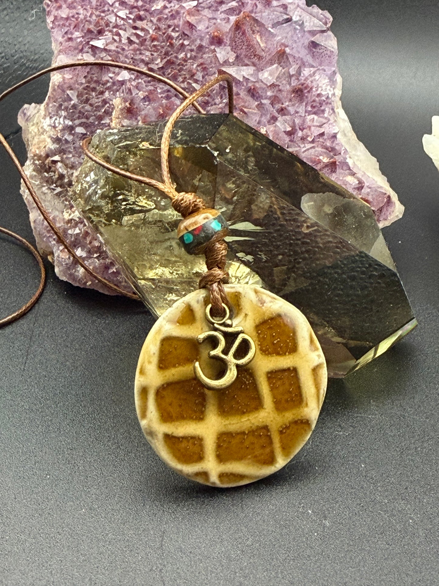 Clay Pottery Necklace