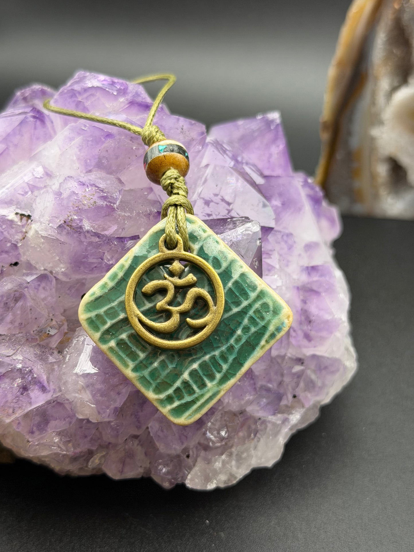 Clay Pottery Necklace