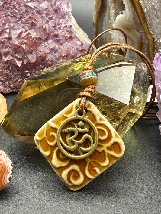 Clay Pottery Necklace