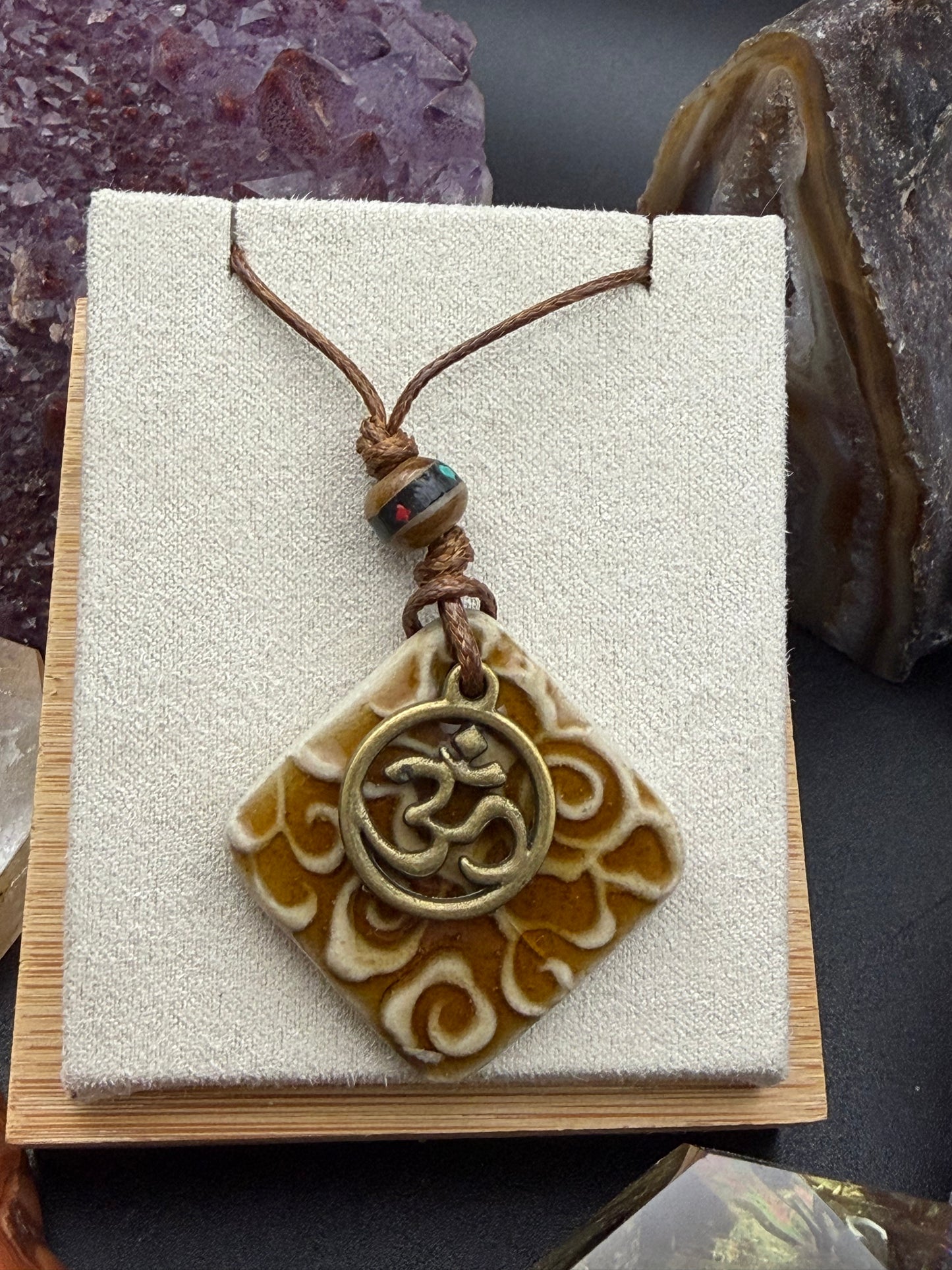 Clay Pottery Necklace