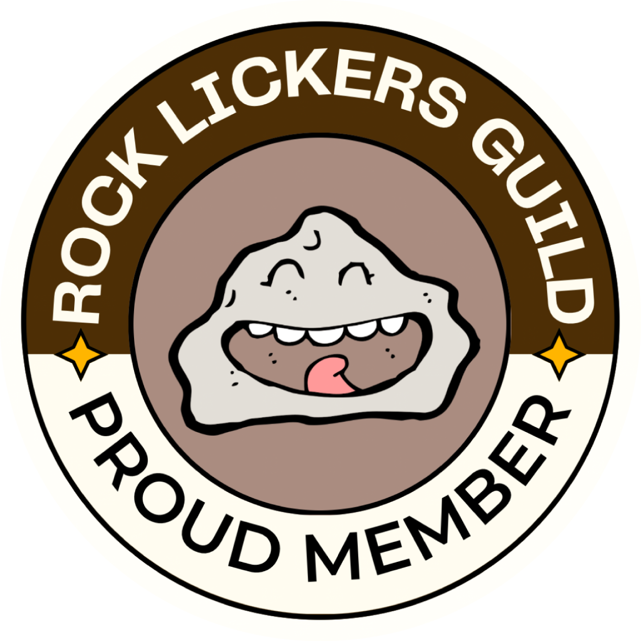 "Rock Lickers Guild" Vinyl Sticker