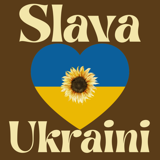 "Slava Ukraini" Vinyl Sticker